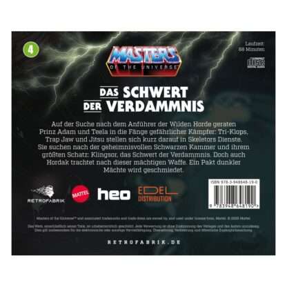 Masters of the Universe Hörspiel-CD Folge 4: Das Schwert der Verdammnis *Deutsche Version* – Bild 3