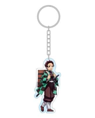 Demon Slayer: Kimetsu no Yaiba Acryl Schlüsselanhänger Tanjiro Holographic 8 cm