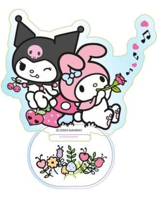 Sanrio Acryl-Aufsteller Kuromi & My Melody Holographic 6 cm