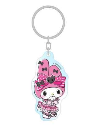 Sanrio Pink Black Party Series Acryl Schlüsselanhänger My Melody 7 cm