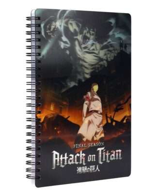 Attack on Titan Notizbuch mit 3D-Effekt Titan