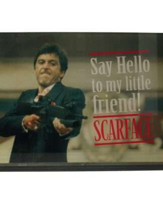 Scarface Glasposter Say Hello 40 x 30 cm