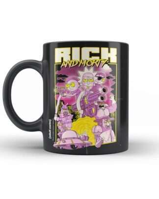 Rick & Morty Tasse Retro Poster