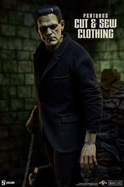 Frankenstein Premium Format Mixed Media Statue Frankenstein (Fabric Costume) 57 cm – Bild 5
