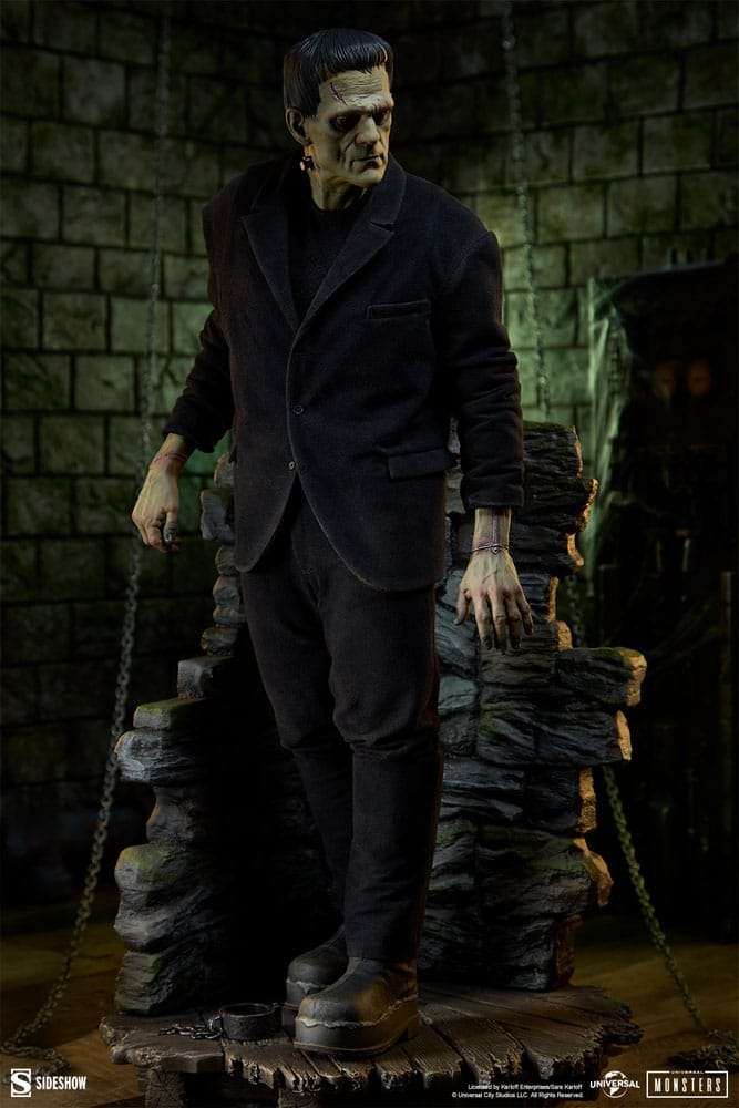 Frankenstein Premium Format Mixed Media Statue Frankenstein (Fabric Costume) 57 cm – Bild 7