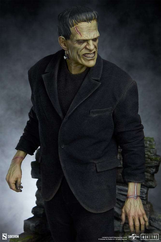 Frankenstein Premium Format Mixed Media Statue Frankenstein (Fabric Costume) 57 cm – Bild 12