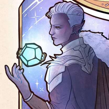 Critical Role Kunstdruck Matthew Mercer: 10th Anniversary Art Nouveau Illustrations 46 x 28 cm - ungerahmt – Bild 4