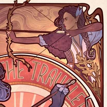 Critical Role Kunstdruck Laura Bailey: 10th Anniversary Art Nouveau Illustrations 46 x 28 cm - ungerahmt – Bild 6