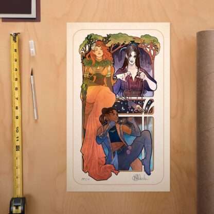 Critical Role Kunstdruck Marisha Ray: 10th Anniversary Art Nouveau Illustrations 46 x 28 cm - ungerahmt – Bild 2