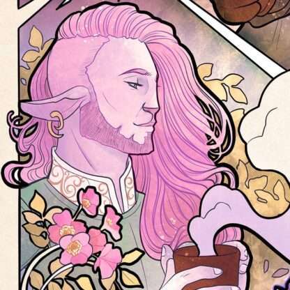 Critical Role Kunstdruck Taliesin Jaffe: 10th Anniversary Art Nouveau Illustrations 46 x 28 cm - ungerahmt – Bild 6
