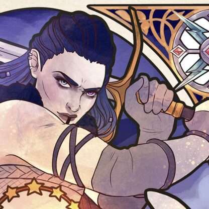 Critical Role Kunstdruck Ashley Johnson: 10th Anniversary Art Nouveau Illustrations 46 x 28 cm - ungerahmt – Bild 4