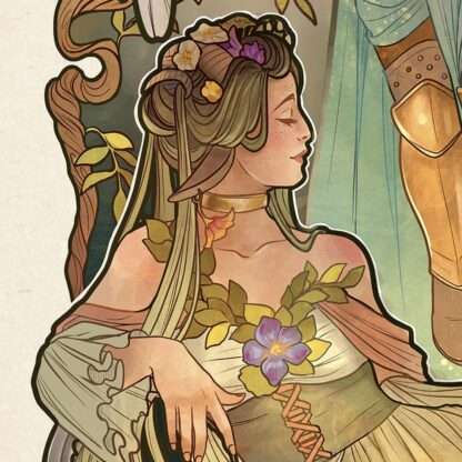 Critical Role Kunstdruck Ashley Johnson: 10th Anniversary Art Nouveau Illustrations 46 x 28 cm - ungerahmt – Bild 6