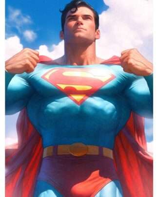DC Comics Kunstdruck Justice League Trinity: Superman 61 x 41 cm - ungerahmt