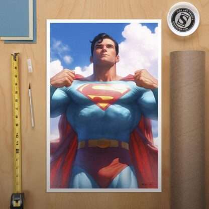 DC Comics Kunstdruck Justice League Trinity: Superman 61 x 41 cm - ungerahmt – Bild 2