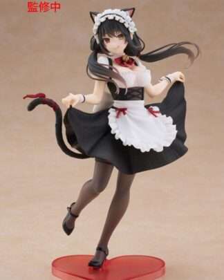 Date A Live V Coreful PVC Statue Kurumi Tokisaki Cat Ear Maid Ver. 18 cm   - Beschädigte Verpackung