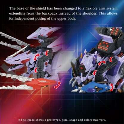 Zoids Model Kit Zubehör-Set AM-Z01CP Berserk Fury Sturm & Jagd Unit – Bild 6