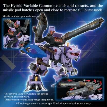 Zoids Model Kit Zubehör-Set AM-Z01CP Berserk Fury Sturm & Jagd Unit – Bild 8