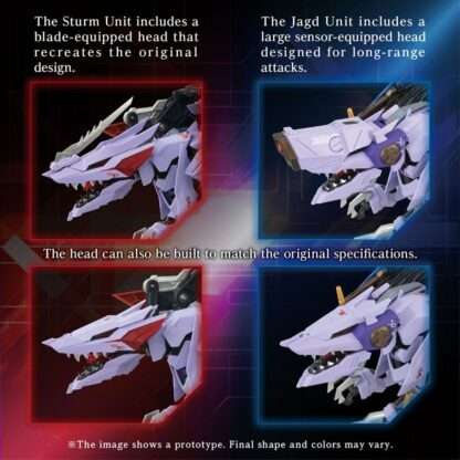 Zoids Model Kit Zubehör-Set AM-Z01CP Berserk Fury Sturm & Jagd Unit – Bild 9
