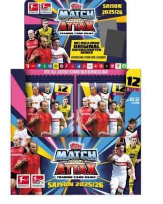 Bundesliga Match Attax Trading Cards 2025/26 Booster Display (36) *Deutsche Version*