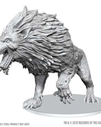 D&D Nolzur's Marvelous Miniatures Miniaturen unbemalt Dire Worg 11 cm