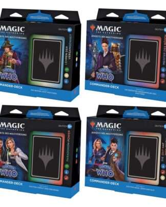 Magic the Gathering Jenseits des Multiversums: Doctor Who Commander-Decks Display (4) deutsch