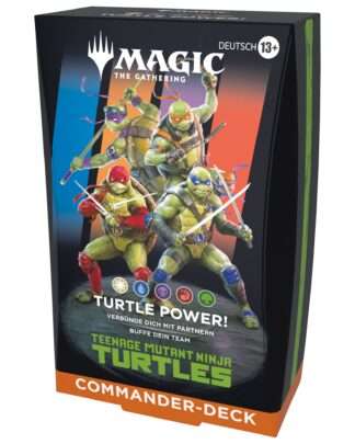 Magic the Gathering Teenage Mutant Ninja Turtles Commander-Decks Umkarton (4) deutsch
