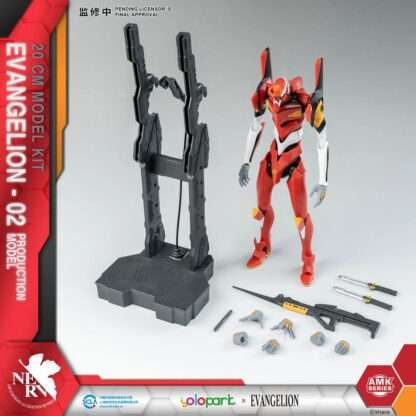 Neon Genesis Evangelion AMK Series Plastic Model Kit Eva-02 20 cm      - Stark beschädigte Verpackung – Bild 8