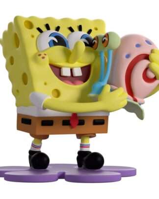 SpongeBob Schwammkopf Vinyl Figur Spongebob & Gary 9 cm