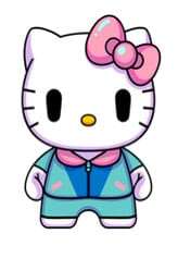 Sanrio DZNR Plüschfigur Hello Kitty City Pop Edition 18 cm