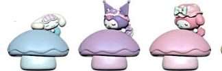 Sanrio Bedside Light Little Mushroom Series Minifiguren Hello Kitty and Friends 8 cm Display (12)