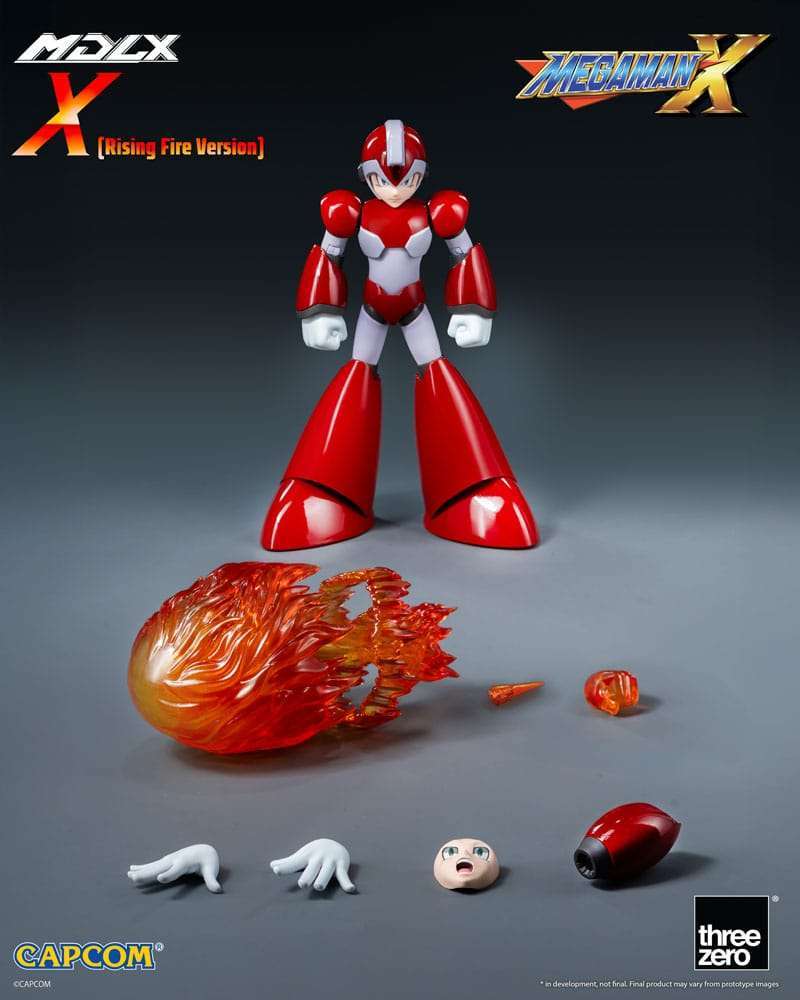 Mega Man MDLX Actionfigur Rockman X / Mega Man X (Rising Fire Version) 12 cm – Bild 2