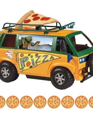 Teenage Mutant Ninja Turtles: Mutant Mayhem Fahrzeug Pizzafire Van 20 cm
