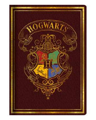 Harry Potter A5 Notizbuch Rot Colourful Crest Umkarton (6)