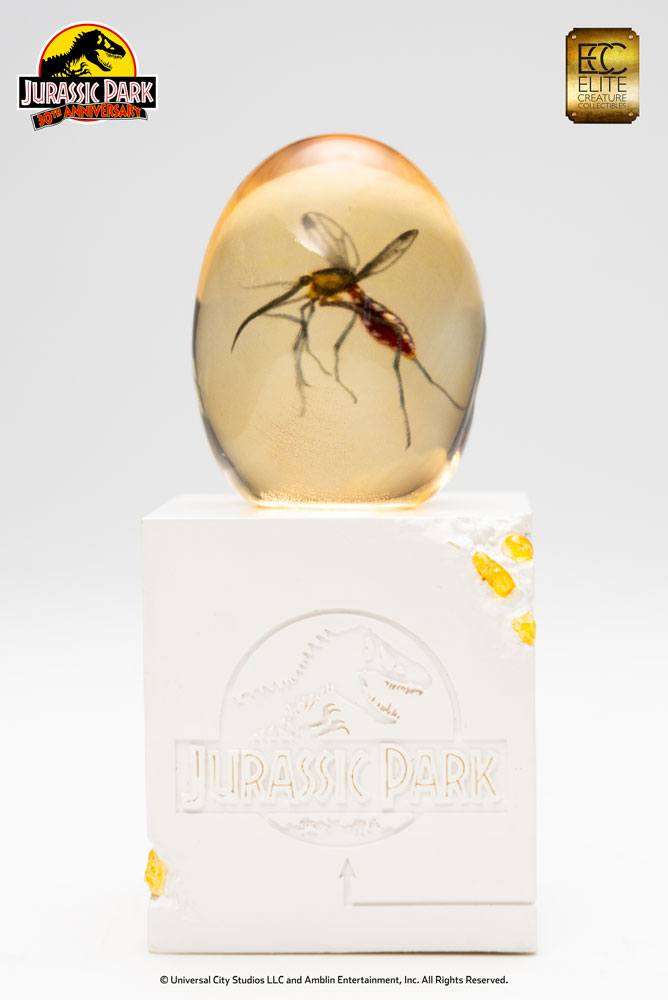 Jurassic Park Statue Elephant Mosquito in Amber 10 cm - Beschädigte Verpackung