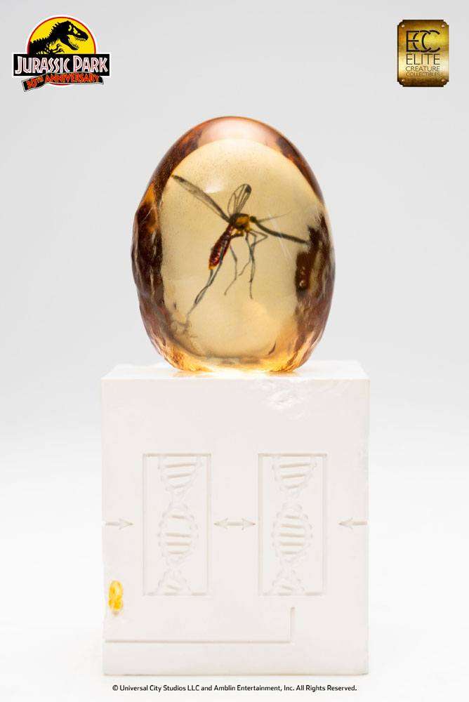 Jurassic Park Statue Elephant Mosquito in Amber 10 cm - Beschädigte Verpackung – Bild 3