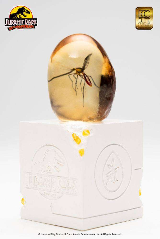 Jurassic Park Statue Elephant Mosquito in Amber 10 cm - Beschädigte Verpackung – Bild 8