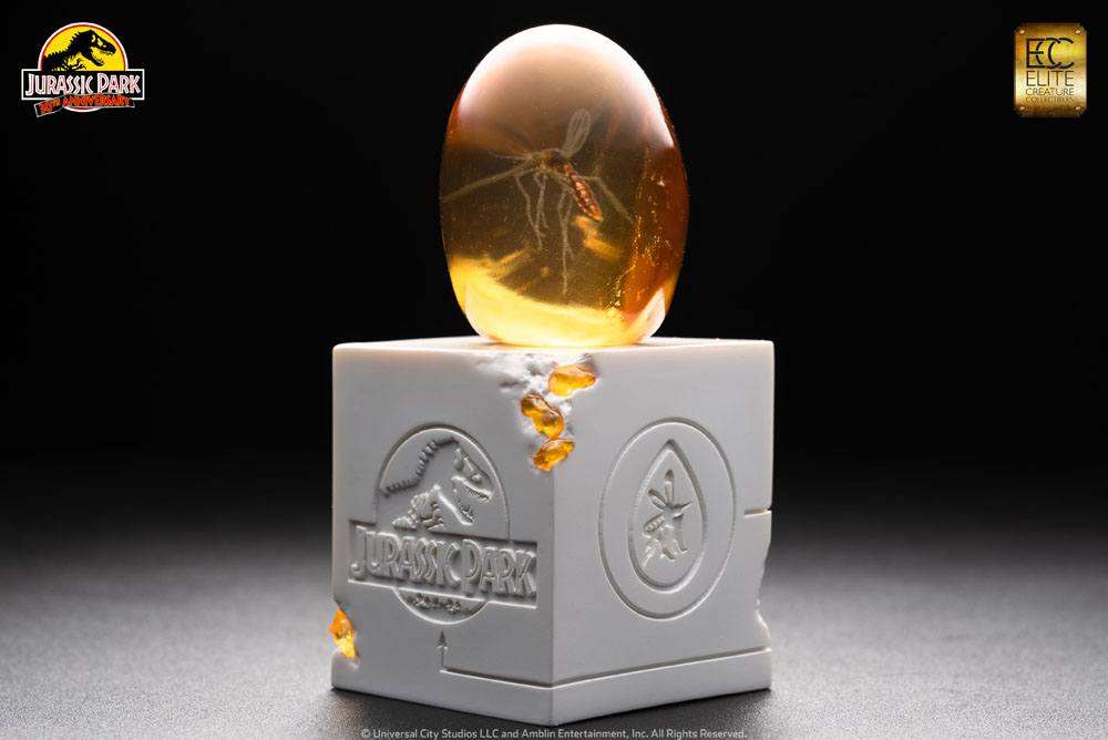 Jurassic Park Statue Elephant Mosquito in Amber 10 cm - Beschädigte Verpackung – Bild 12