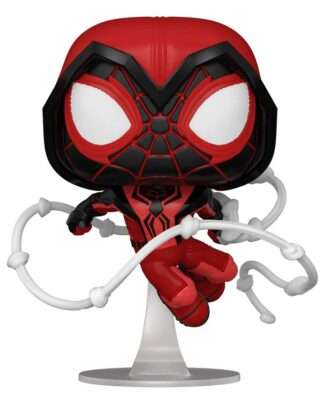 Marvel's Spider-Man POP! Games Vinyl Figur Miles Morales Red Suit 9 cm - Beschädigte Verpackung