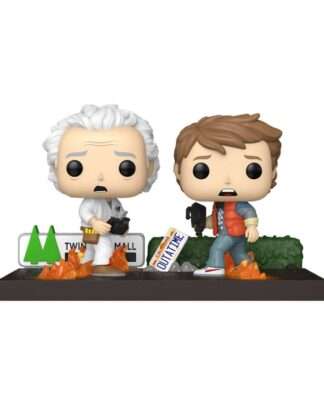 Zurück in die Zukunft POP Moments Vinyl Figuren Doc&Marty 9 cm - Beschädigte Verpackung