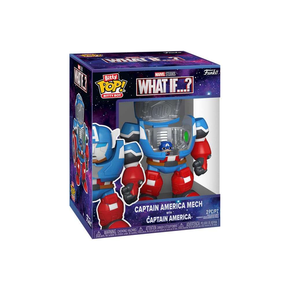 Marvel Bitty POP! Bots Figur WI- CA Mech w/Cap 11,7 cm – Bild 5