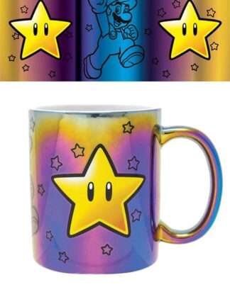 Super Mario Metallic Tasse Star Power