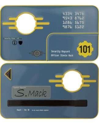 Fallout 3 Replik Vault 101 Security Keycard Limited Edition