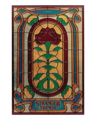 Stranger Things Resinschild Creel House Stained Glass Window