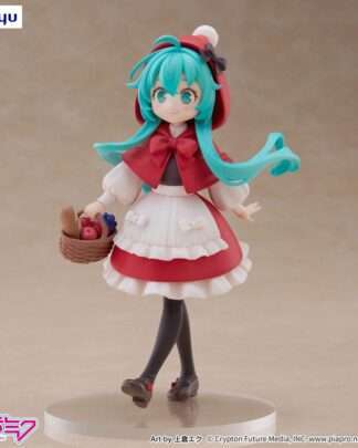 Hatsune Miku Desktop Fairy PVC Statue Hatsune Miku Little red riding hood Ver. 16 cm