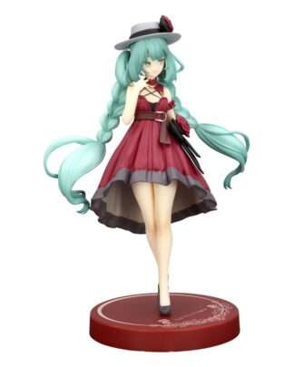 Hatsune Miku Trio-Try-iT PVC Statue Hatsune Miku Outing Dress Red Color Ver. 19 cm