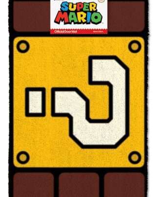 Super Mario Fußmatte Fragezeichenblock 40 x 60 cm