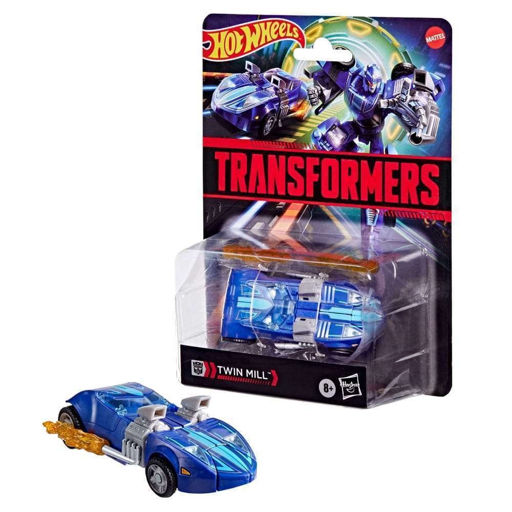 Hot Wheels x Transformers Actionfigur Twin Mill 12 cm – Bild 9