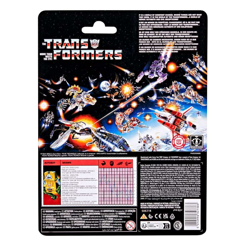 The Transformers Retro G1 Actionfigur Autobot Brawn 13 cm - Beschädigte Verpackung – Bild 8