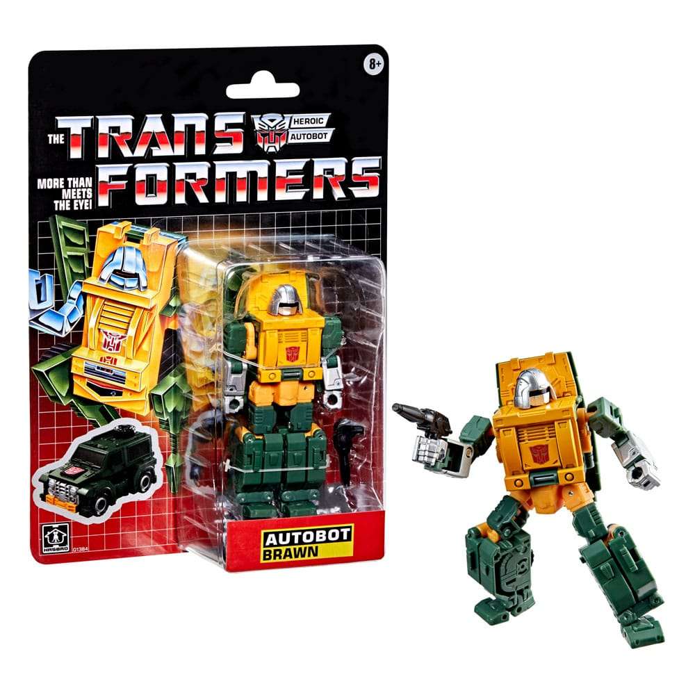 The Transformers Retro G1 Actionfigur Autobot Brawn 13 cm - Beschädigte Verpackung – Bild 9