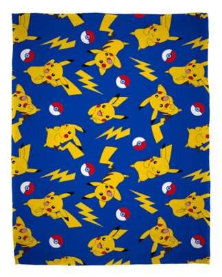 Pokemon Decke Pikachu Allover Print  130 x 170 cm